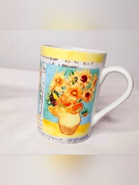 Vincent Van Gogh Sunflowers Coffee Mug The Art of Dining Topchoice Ceramic